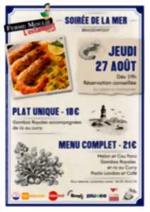 Soirée saveurs de la mer