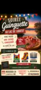 Soirée guinguette au lac des Glès
