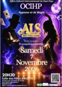 Spectacle d'hypnose et de magie