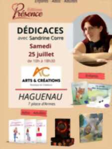 Dédicaces avec Sandrine Corre