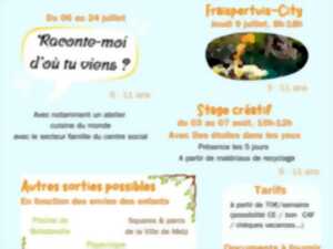 Centres de loisirs d'été à l'Agora