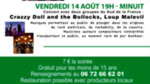 Concert : Crazzy Doll and the Bollocks, Loup Malevil