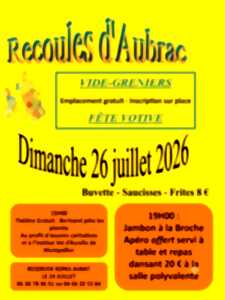 FÊTE VOTIVE ET VIDE-GRENIERS À RECOULES D'AUBRAC
