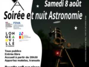 Soirée et nuit astronomie - Étoiles filantes