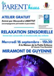 Atelier parenthèse : Relaxation sensorielle