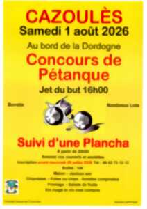CONCOURS DE PETANQUE A CAZOULES