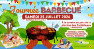 Barbecue au parc de la piscine de 3 Châteaux
