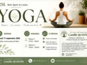 Reprise des cours de Yoga avec Rohr Sport et Loisirs