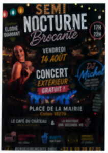 Brocante semi nocture suivie d'un concert