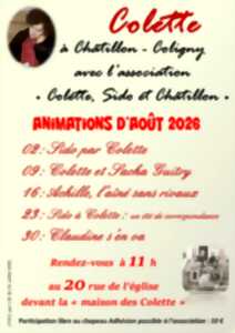 Animations autour de Colette août