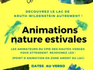 Animations nature estivales