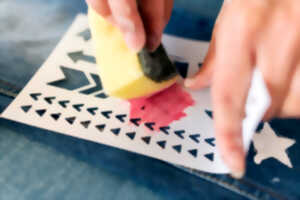 Les ateliers des enfants : Poichoir sur toile