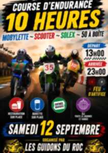 Course d'endurance 10h mobylette - scooter - solex