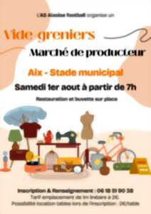 Vide-greniers et marché de producteurs