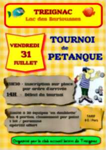 Tournoi de Pétanque au Lac des Bariousses