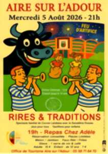 Spectacle Rires et Traditions et repas chez Adèle