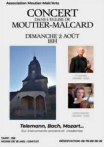 photo Concert dans l'église de Moutier Malcard Telemann, Bach, Mozart...