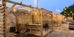 Beer garden de la brasserie Zebra