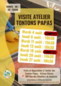 Visite de l'atelier des Tontons Papas