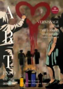 Exposition du l'artiste Albert Reboullet au Bar du Fronton - Vernissage