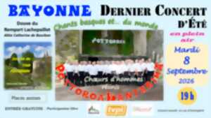 photo Concert d'été en plein air avec chants basques au Club Pottoroak