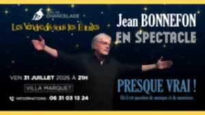 Jean Bonnefon en spectacle