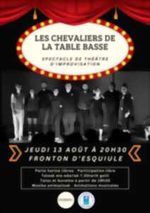 photo Spectacle de théâtre d'improvisation : Les chevaliers de la table basse