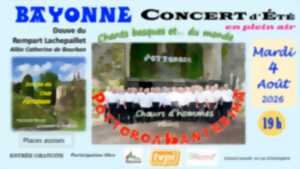 Concert d'été en plein air avec chants basques au Club Pottoroak