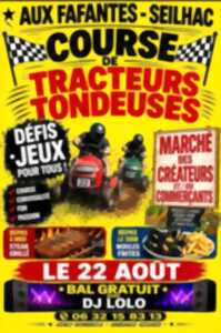 photo Course de tracteur Tondeuse