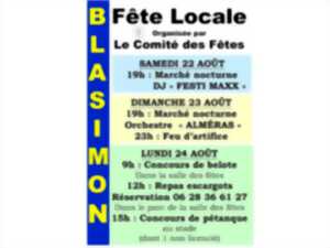 Fête locale de Blasimon