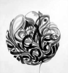 photo Calligraphie abstraite