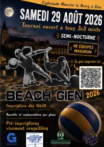 Tournoi beach volley