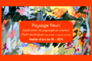photo Atelier d'art | Paysage fleuri