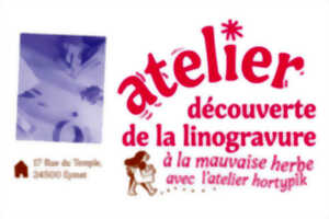 Atelier découverte de la linogravure