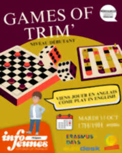 photo Erasmus days : Games of trim' - jeux de société en Anglais