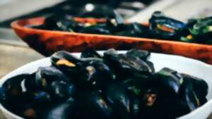 photo Repas moules frites