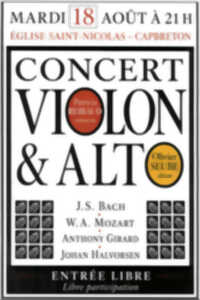 photo Concert Violon & Alto