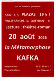 photo Lecture théâtre-roman : La Métamorphose