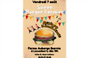 photo Soirée burger fermier animée à la ferme auberge Ibarnia