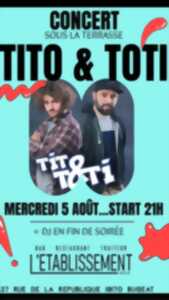 photo Concert Tito & Toti à l'Etablissement