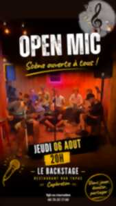 photo OPEN MIC musical au BACKSTAGE