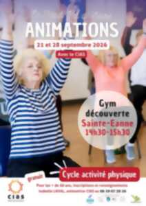 photo ANIMATIONS + de 60 ans : Atelier Gym découverte
