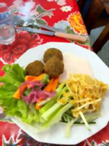 photo Lulu la Coussacoise : Atelier Falafels et bières