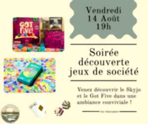 photo Soirée découverte jeux de sociétés