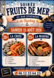 photo Soitrée fruits de mer au bar éphémère