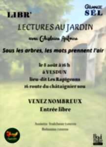 photo Lectures au jardin avec Ghislaine Antoine