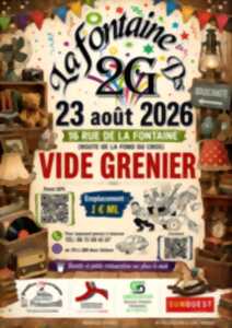 Vide-greniers à La Fontaine des 2 G
