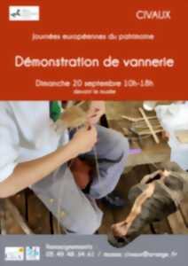 photo Démonstration de vannerie