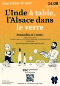 photo L'Inde à table, l'Alsace dans le verre