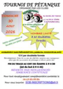 photo TOURNOI DE PETANQUE